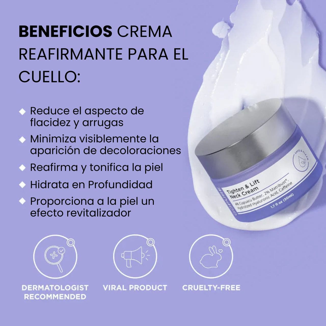 GOPURE™ 2X1 ✨ Crema Reafirmante Lifting Para El Cuello