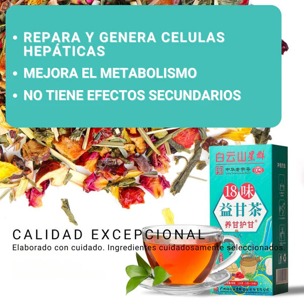 Yigan® Revitaliza tu Vida con el Té Depurante de Hígado 15 sobres