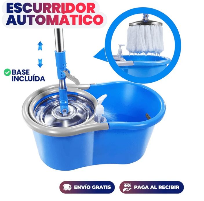 Spin Mop 360° Trapero Giratorio