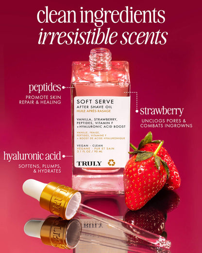 TRULY® 🍓 Aceite Post-Afeitado 2X1 IMPORTADO 🇺🇸 (Copia)