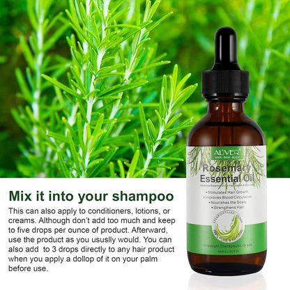 Aceite Esencial De Romero Para El Crecimiento Del Cabello 2x1 ✨